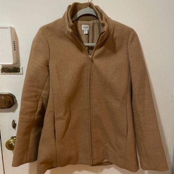 J. Crew Factory Camel Wool Coat | 4